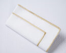 Monarch Napkin  |  White Gold