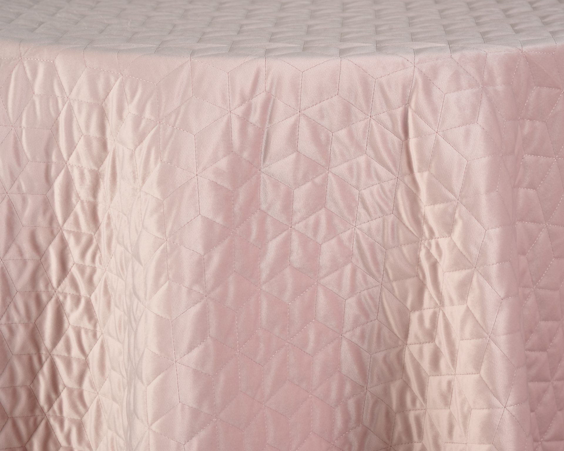Quilted Velvet Honeycomb | Blush
