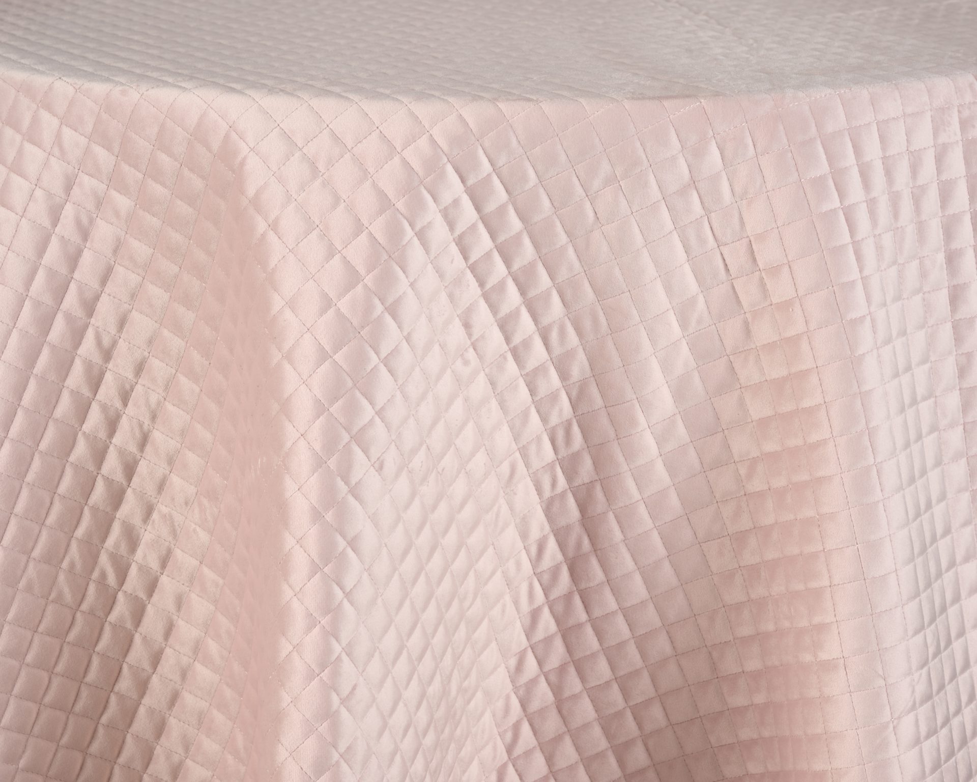 Quilted Velvet Waffle | Blush