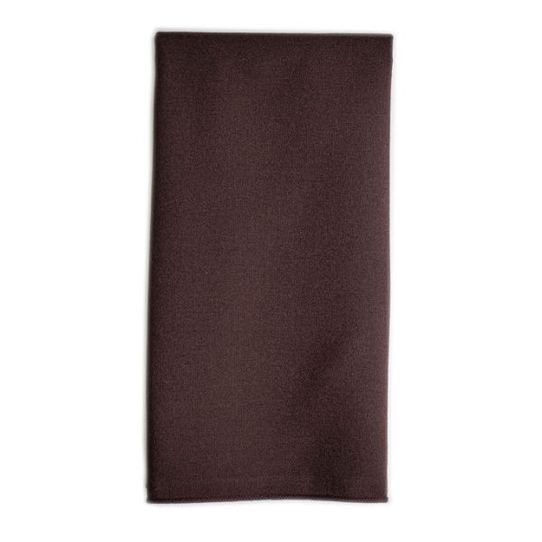 FLC Spun Poly Hemmed Napkin  |  Brown