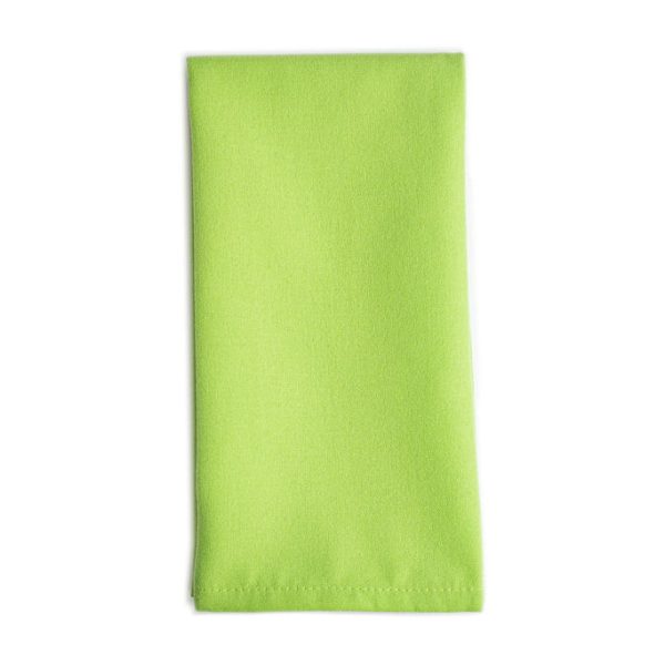 FLC Spun Poly Hemmed Napkin  |  Lime