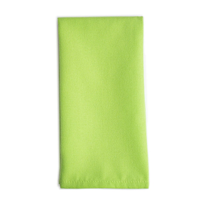 FLC Spun Poly Hemmed Napkin  |  Lime