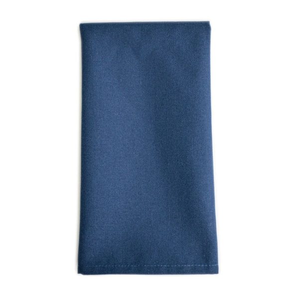 FLC Spun Poly Hemmed Napkin  |  Navy