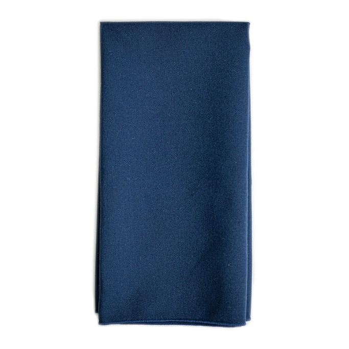 FLC Spun Poly Overlocked Napkin | Navy