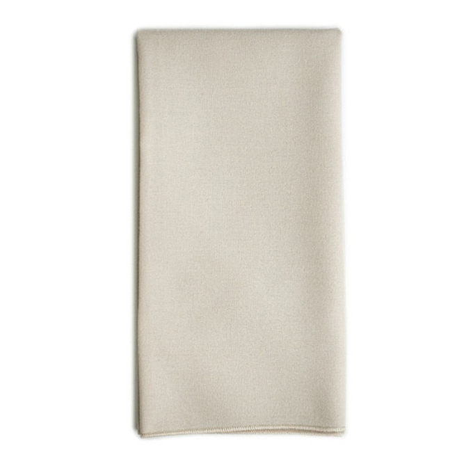 FLC Spun Poly Overlocked Napkin  |  Ivory