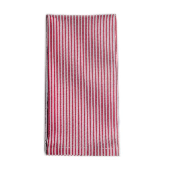 Seersucker Napkin  |  Red