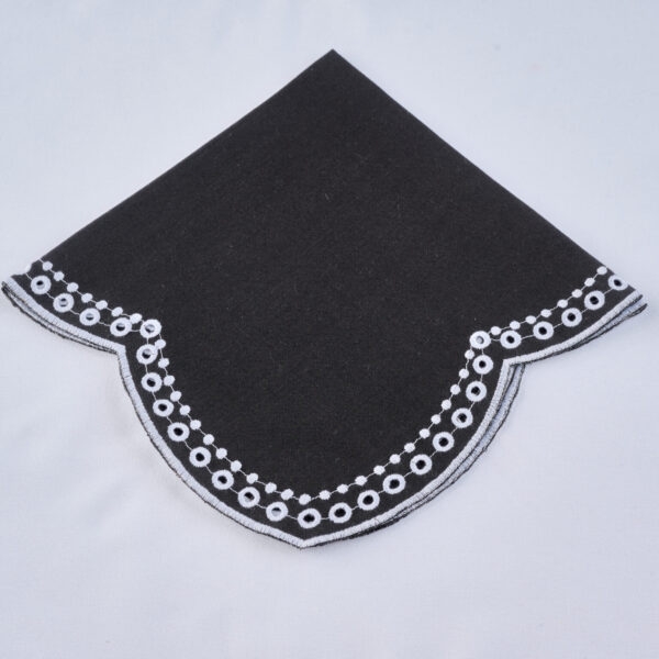 Scaloppini Napkin  |  Black