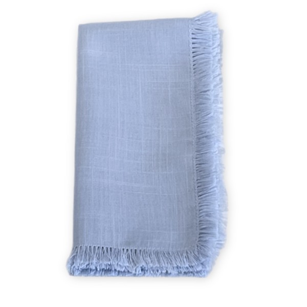 Fringe Napkin  |  Sky Blue