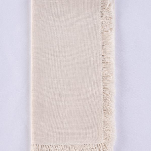 Fringe Napkin  |  Ivory