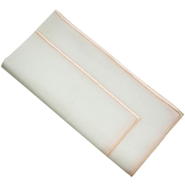Monarch Napkin  |  White Blush