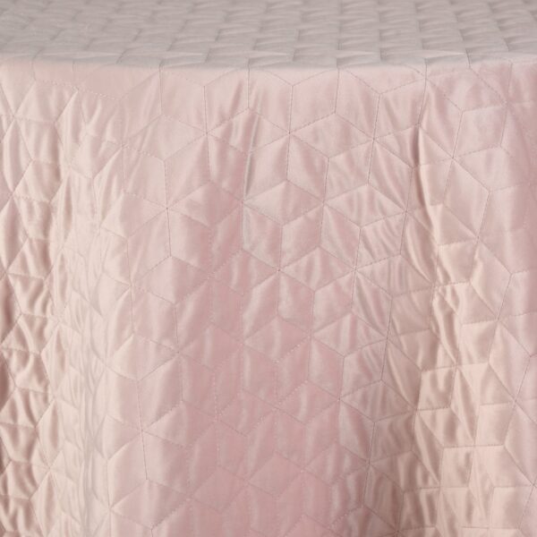 Quilted Velvet Honeycomb | Blush