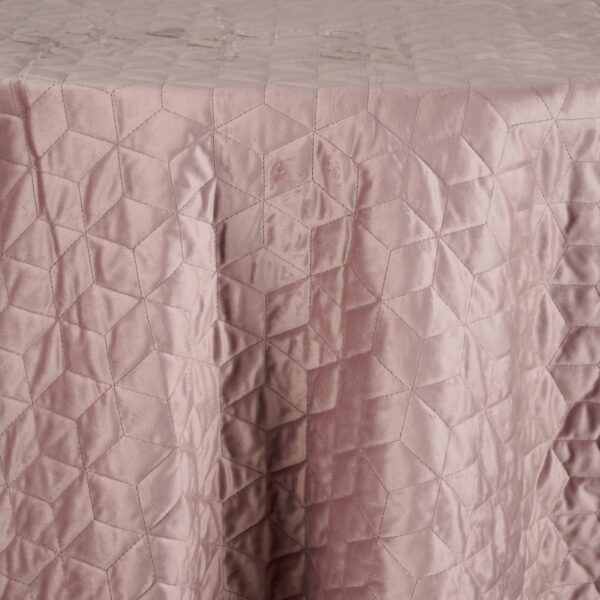 Quilted Velvet Honeycomb | Mauve