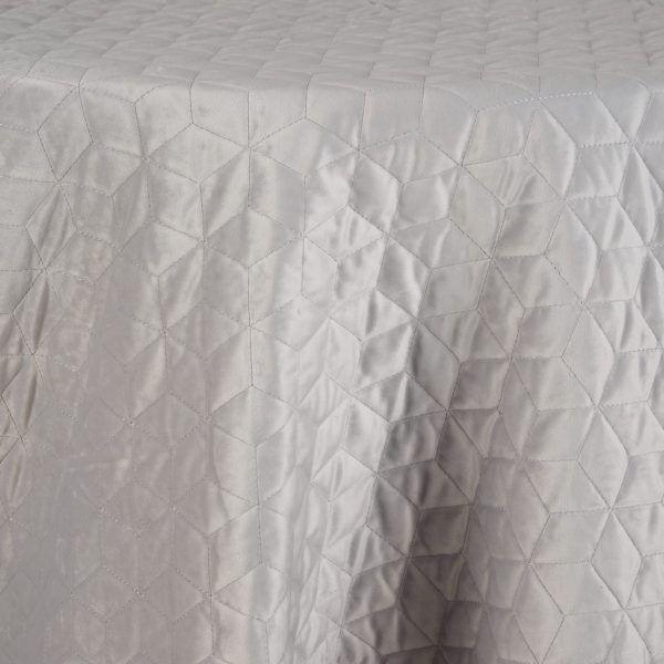 Quilted Velvet Honeycomb | Silver