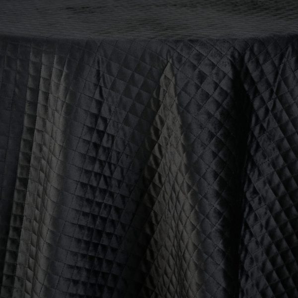 Quilted Velvet Waffle | Black