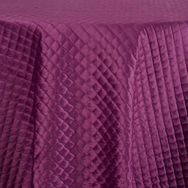 Quilted Velvet Waffle | Plum