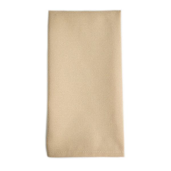FLC Spun Poly Hemmed Napkin  |  Camel