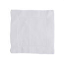 Lino Cocktail Napkin  |  White