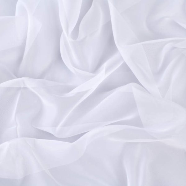 Voile Plain | White